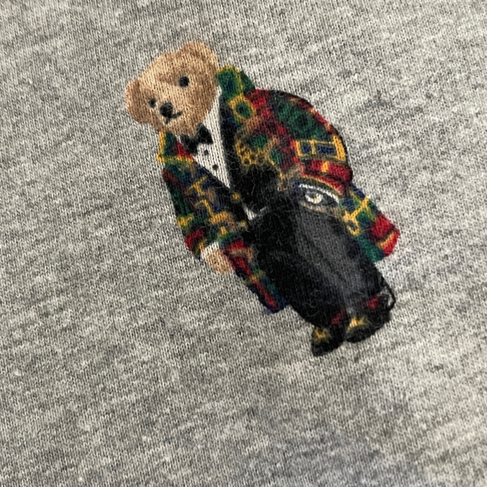 Polo Ralph Lauren Bear Jogger Pants Men XL | Polo Bear Lounge Sweatpants Jersey - Picture 4 of 5